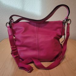 Coach Signature Leather Duffle/ Brooke Hobo Bag