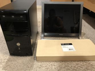 Custom MSI Desktop with Monitors and Speakers