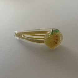 Lemon Hair Clip Limited Edition Hand Made
