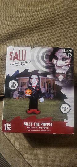 Saw Billy The Puppet Halloween Inflatable