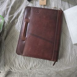 Porta Folios De cuero