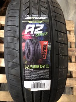 Brand New Tires (1) Atturo AZ850 (245/50R18XL) (Single) ($99)