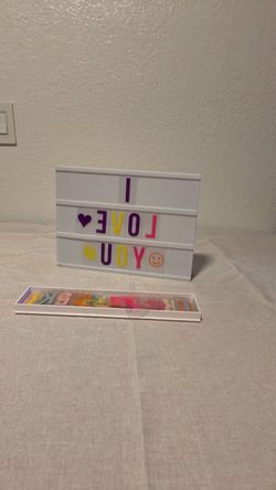 Battery powered backlight message board