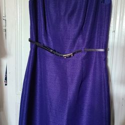 Tahari Purple Dress