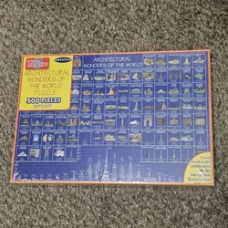 NEW Architectural Wonders Of The World 500 Piece Puzzle