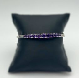 Vintage Jewelry .925 sterling silver bangle bracelet 8.00” 12.0mm 13.39g