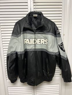 Oakland Raiders Reebok Leather Jacket