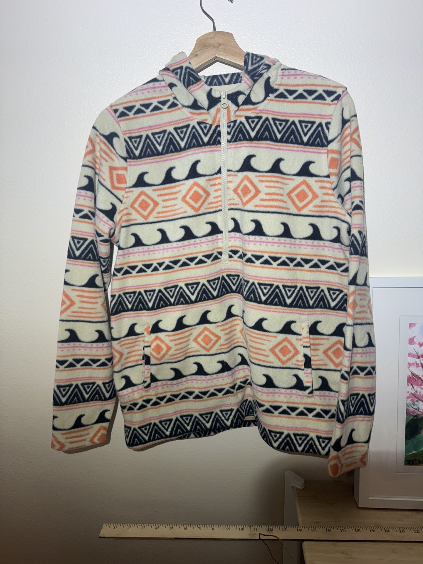 O’Neill Fleece Hoodie – Size S – Southwest Aztec Print