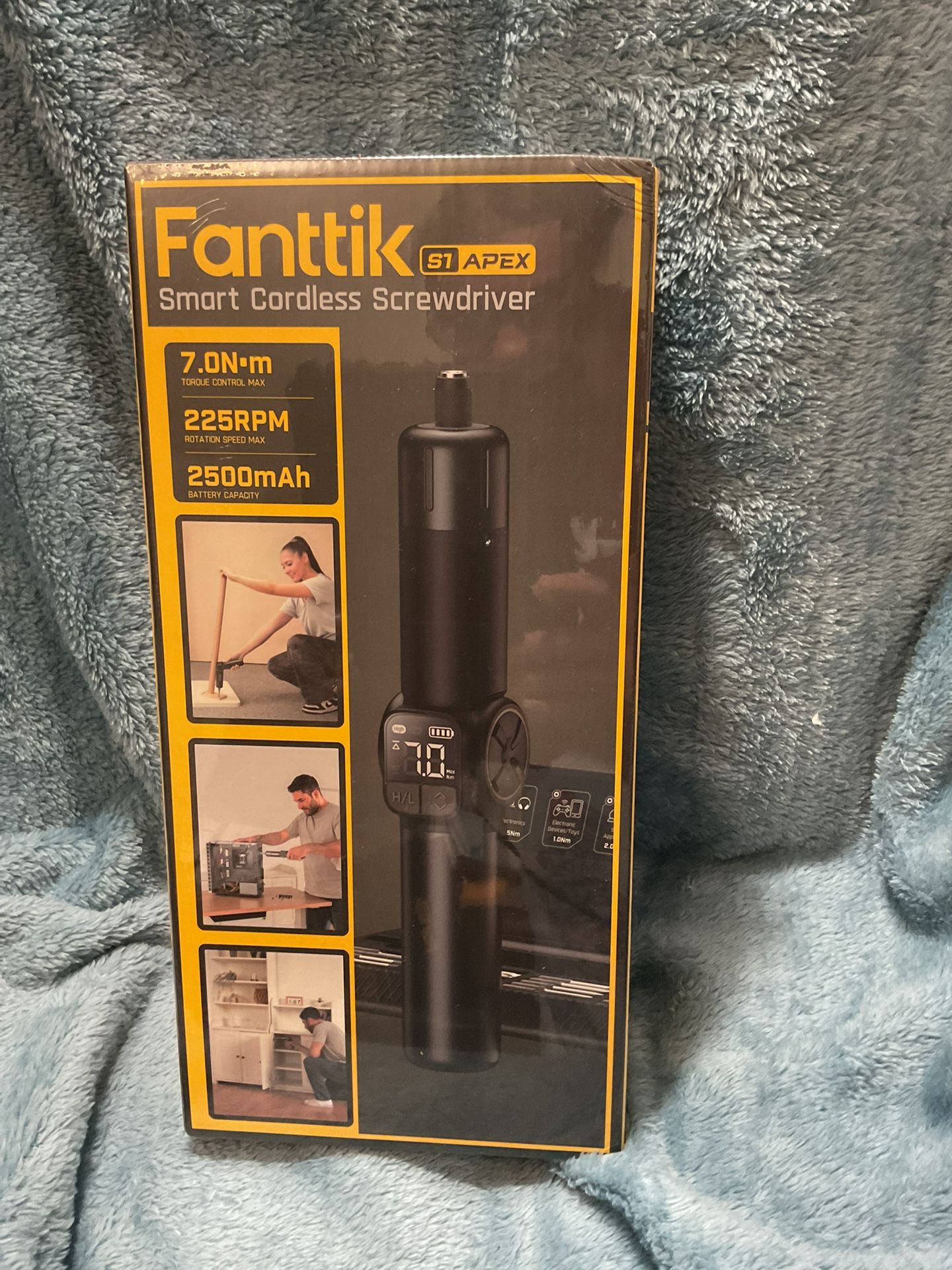 "New" Fanttik S1 Apex Electric Screwdriver 8 Torque Settings & 4-Angle Folding Handle