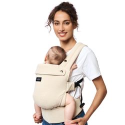 Natural Cotton Linen, Built to Last, Ergonomic Design, 7-44lbs for Infant and Toddler