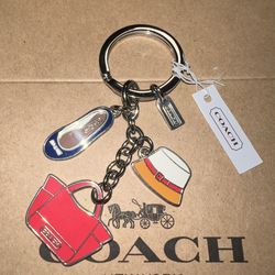 New Coach Fashion Keychain Gift Set (with Dustbag & Bag)