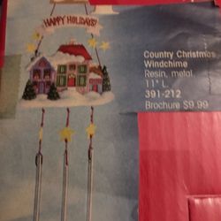 Country Christmas Windchime