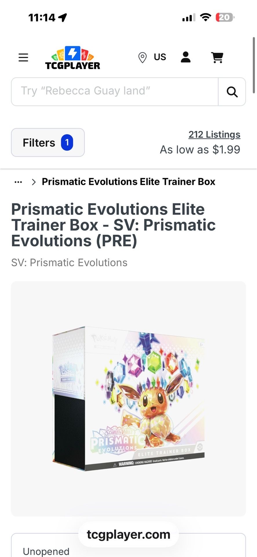 Prismatic Etb