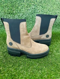 EVERLEIGH MID CHELSEA BOOT MEDIUM BROWN NUBUCK