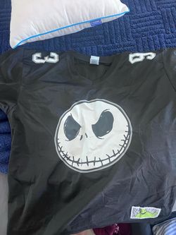 Nightmare Before Christmas Jack Skellington Football Jersey