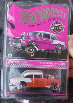 Hot Wheels RLC Pink Bel Air Gasser