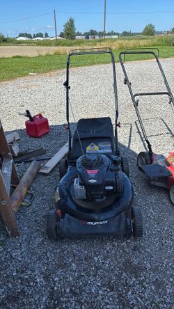 Non-running mower