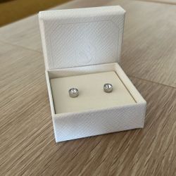 Swarovski Crystal Studs In Original Box