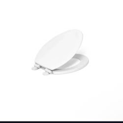 KOHLER Stonewood Elongated Toilet Seat in White
