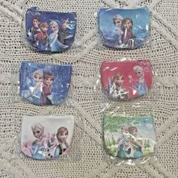 Lot Of 6 Brand New Frozen Coin Purses 