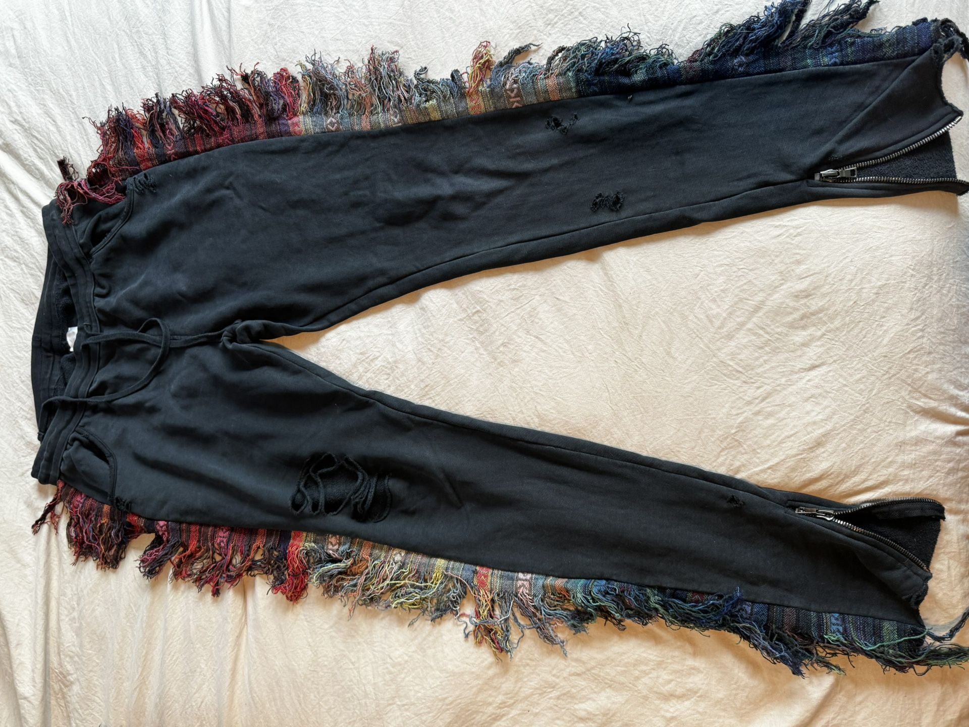 Alchemist Fringe Sweats With Zipper