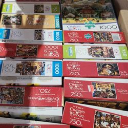 Lot Of 20 Puzzles 