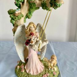 Dreamsicles Making Memories Angel Swinging Cherub