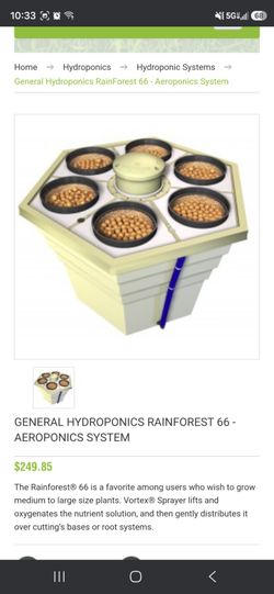 General Hydroponics Rainforest 66