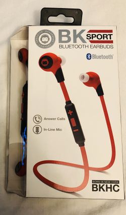 URGE Basics BKHC BK Sport Bluetooth Earbuds