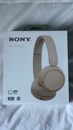 Sony WH-CH520 Wireless Headphones Bluetooth On-Ear Headset with Microphone