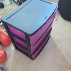 Plastic 3 Drawer 