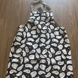 Rachel Zoe kitchen ghost Apron new w tags
