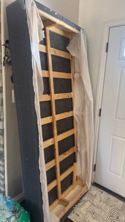Two twin bed frames