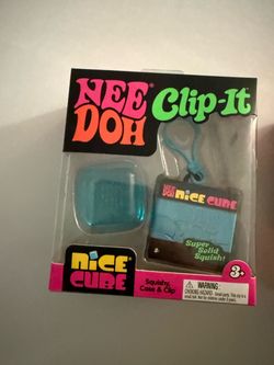 Nee Doh Nice Cube Clip-It Squishy Toy