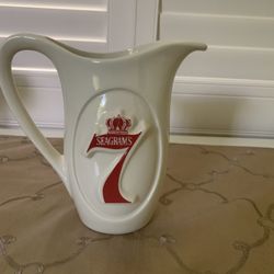 Vintage Seagrams Seven pitcher