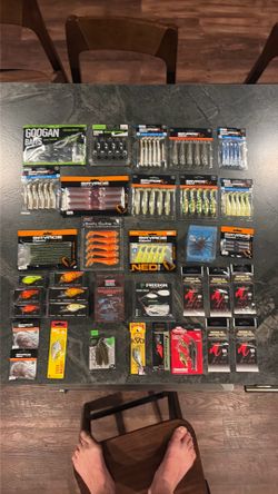Fishing Lures Soft Plastics Jigs Spinners Hooks Crank Baits Urchins New See Pics