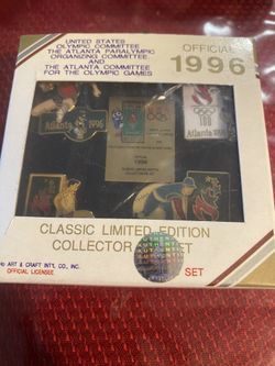 Collectors 4 Pcs 1996  Olympic Pin Set