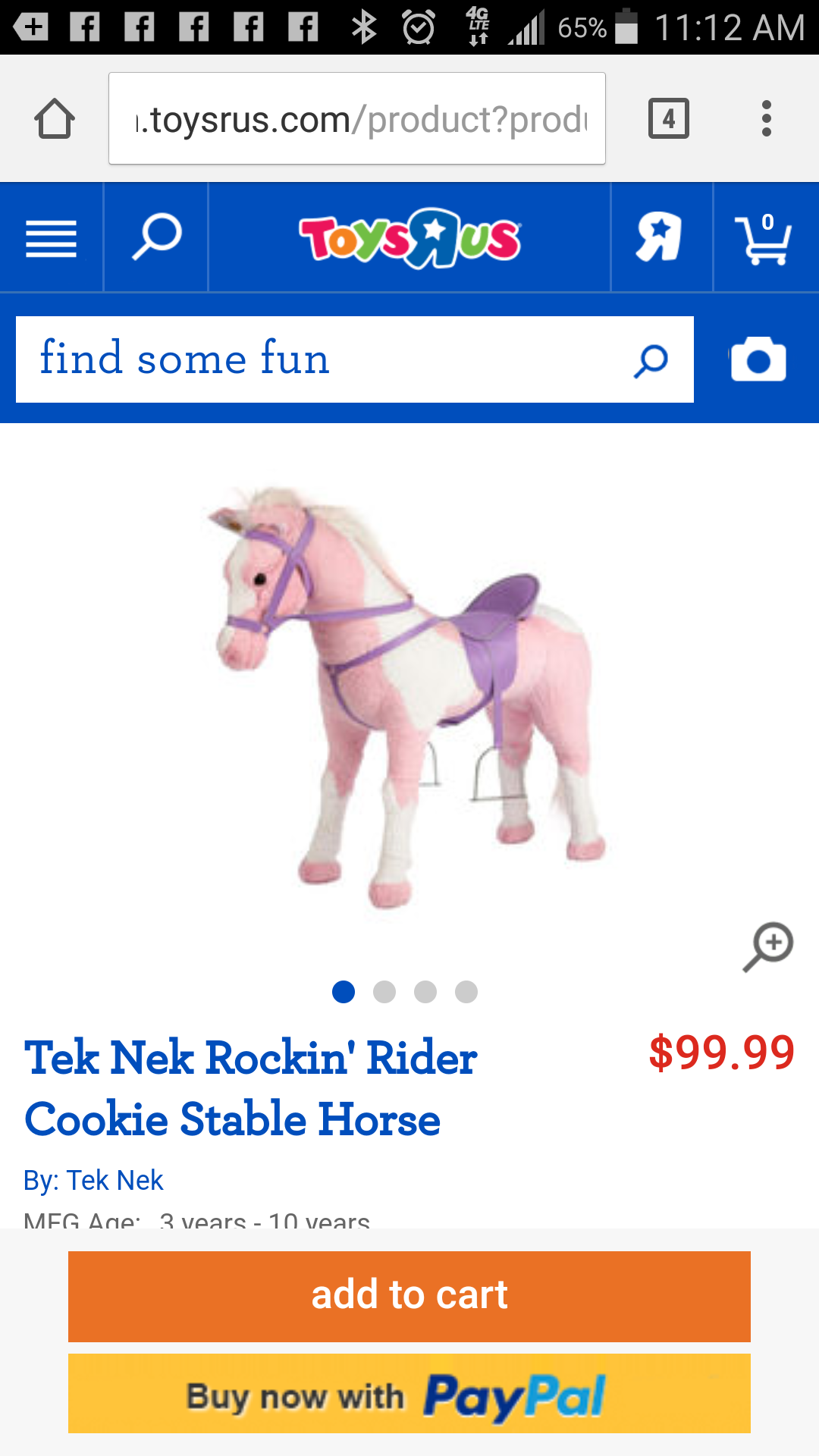 Ride on pony makes pony noises as well nee open box