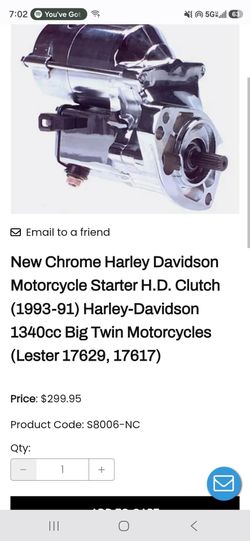 Starter Harley Davidson