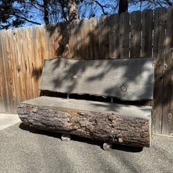 Hand Made Wooden Bench