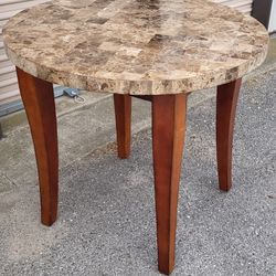 Granite/ Marble Top Bistro Table 