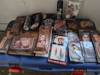 Lot Of Spirit Halloween Special FX Wounds And Makeup