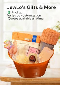 Custom Gift Basket with Spa and Lifestyle Items