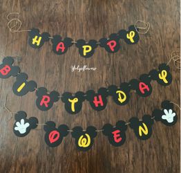Mickey Mouse banner