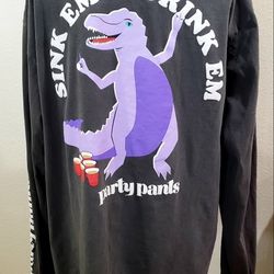 Party Pants Longsleeve Novelty Shirt Size Men's Large 