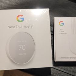 Google Nest Thermostat + Nest Power Connector