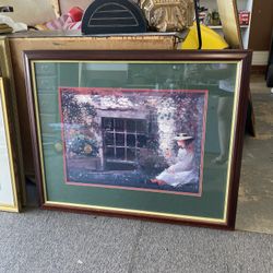 Wood Framed Picture 