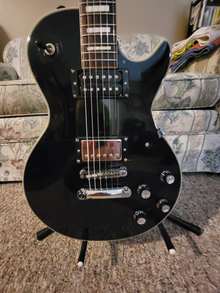Montaya Les Paul Custom Electric Guitar 