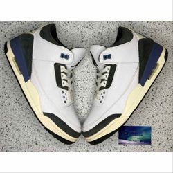 Jordan 3 A Ma Maniere Diffused Blue 10 Men Preowned