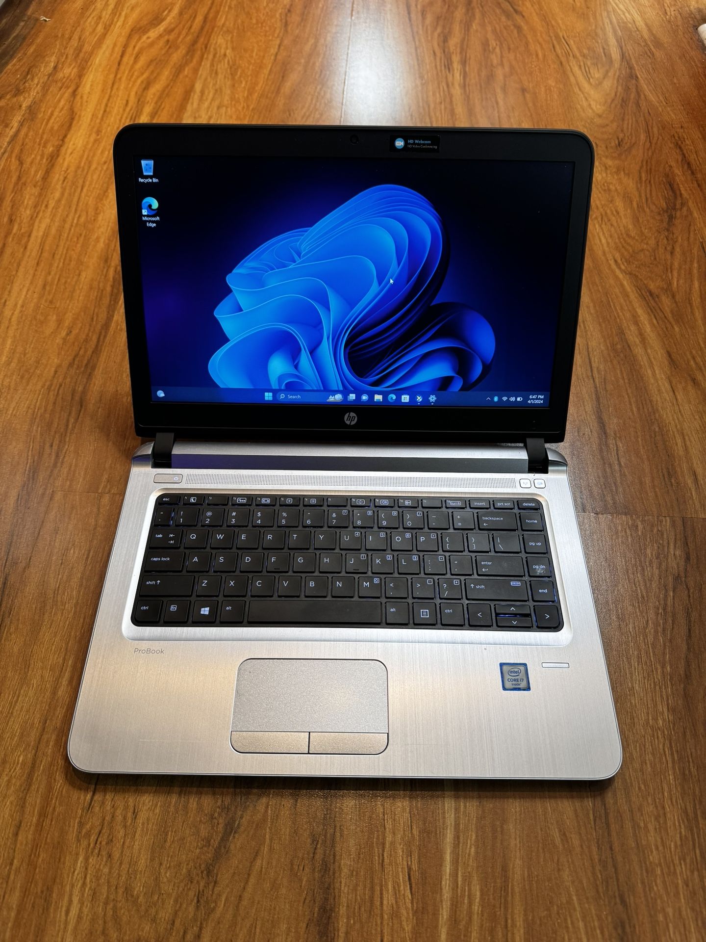 HP ProBook 440 G3 core i7 6th gen 8GB Ram 256GB SSD Windows 11 Pro 15” FHD Screen Laptop with charger in Excellent Working condition!!!!!  Specificati